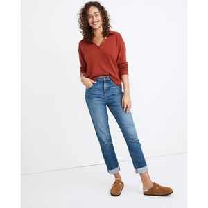 Madewell The High-Rise Slim Boyjean Moorland Wash